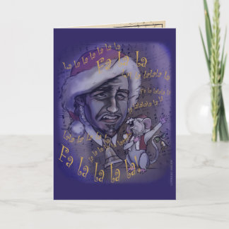 Lysander and Renfield Caroling Holiday Card
