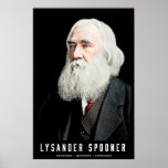 Lysander Spooner Colorized Customizable Poster at Zazzle