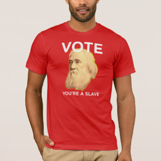 Lysander Spooner No masters No Slaves T-Shirt