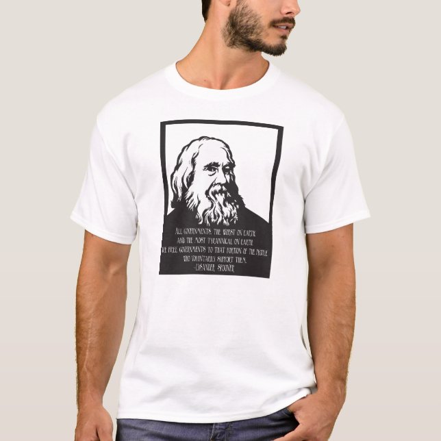 Lysander Spooner T-Shirt (Front)