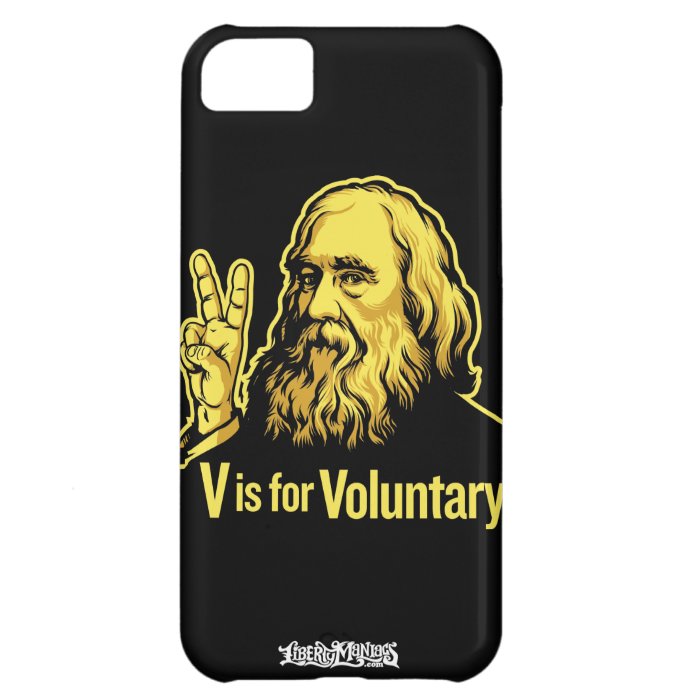 Lysander Spooner V is for Voluntary iPhone 5 Ca Case For iPhone 5C