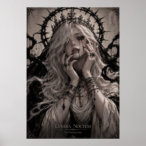 LYSARA NOCTEM: The Weeping Saint Poster