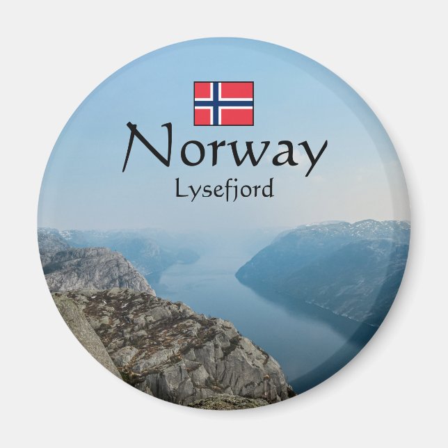 Lysefjord Norway Magnet (Front)