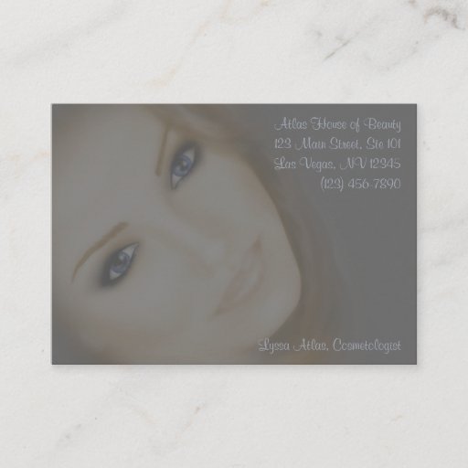 Customizable Lyssa Business Card