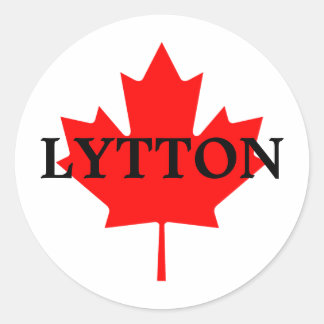 LYTTON CLASSIC ROUND STICKER
