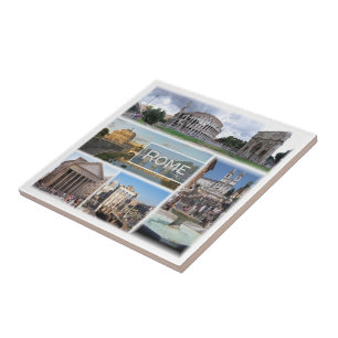 LZO001 ROME, Mosaic, Lazio, Italy, Ceramic Tile