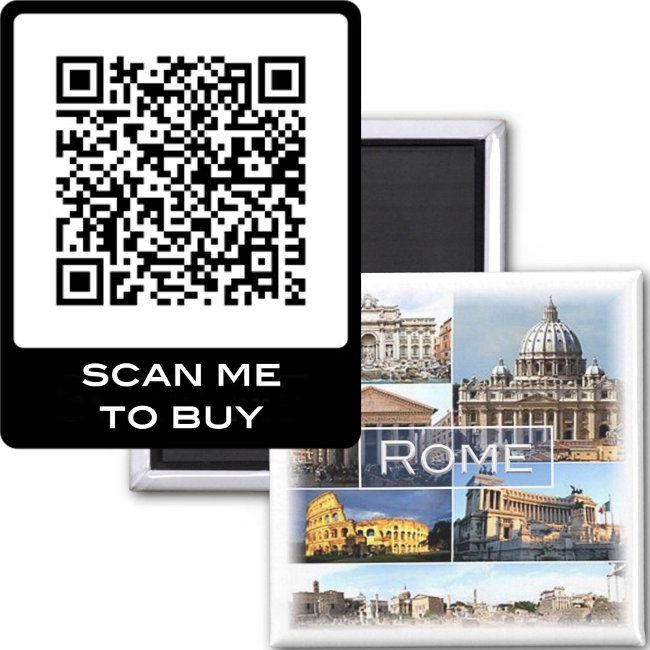 LZO002 ROME, Lazio, Italy, Fridge Magnet