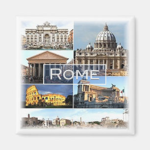 LZO002 ROME, Lazio, Italy, Fridge Magnet