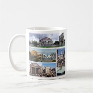 LZO006 ROME, Mosaic, Lazio, Italy, Coffee Mug