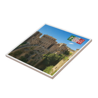 LZO009 TIVOLI , Old Town, Lazio, Italy, Ceramic Tile