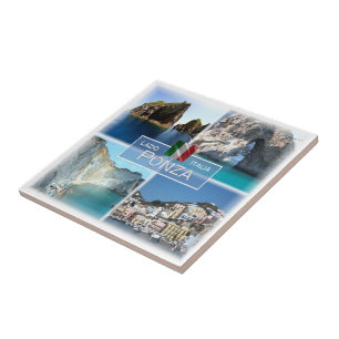 LZO018 PONZA, Mosaic, Lazio, Italy, Ceramic Tile
