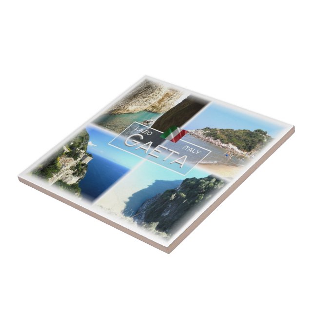 LZO032 GAETA, Mosaic, Lazio, Italy, Ceramic Tile (Side)