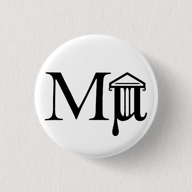 Mµseum Logo Button (Front)