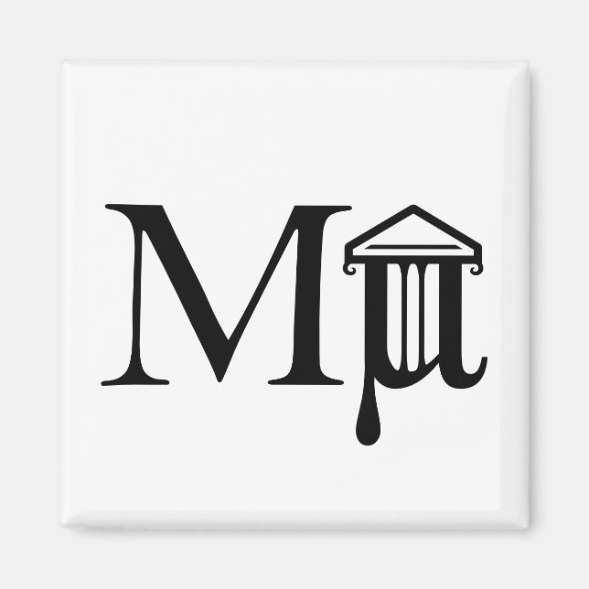 Mµseum Logo Magnet (square) (Front)