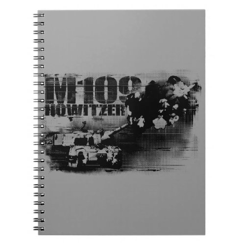M109 howitzer Spiral Note Book