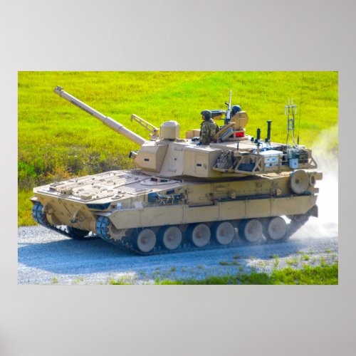 M10 BOOKER ARMORED FIGHTING VEHICLE POSTER