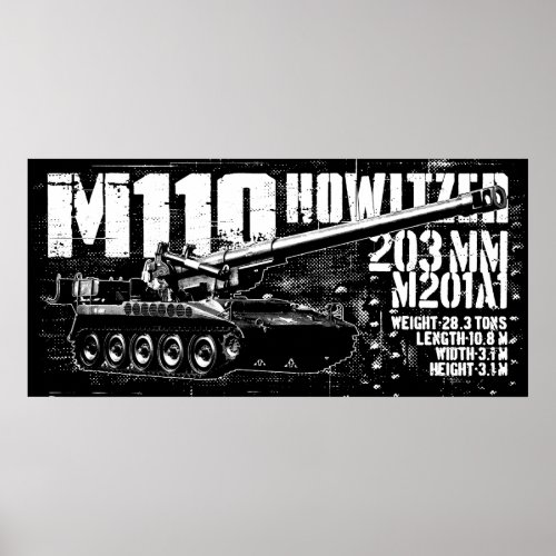 M110 howitzer Print