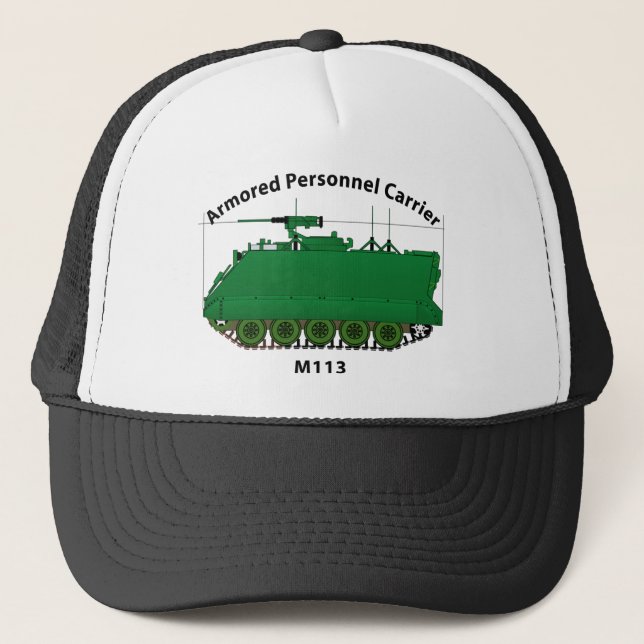 M113-Armored Personnel Carrier APC Trucker Hat (Front)