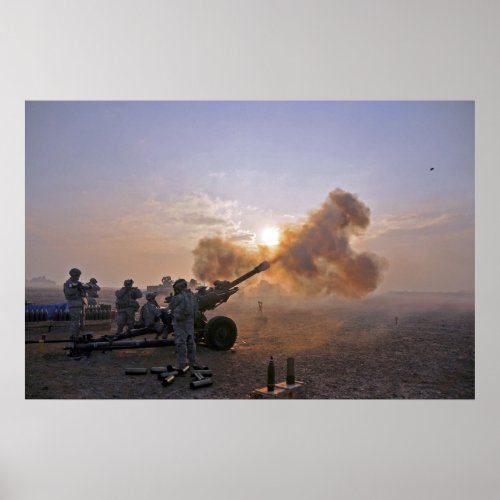 M119A2 Howitzer Poster