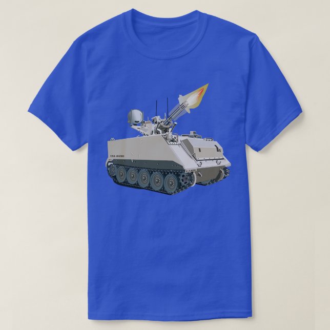 M163 Vulcan Air Defense System VADS X T-Shirt (Design Front)