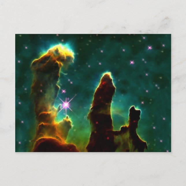 M16 Eagle Nebula or Pillars of Creation Postcard (Front)