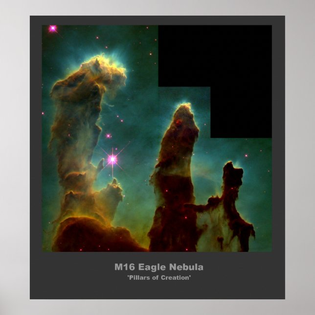 M16 Eagle Nebula 'Pillars of Creation' poster (Front)