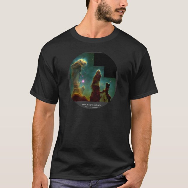 M16 Eagle Nebula 'Pillars of Creation' T-Shirt (Front)
