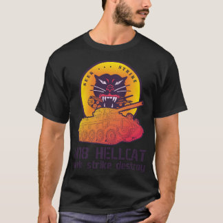 M18 Hellcat seek strike destroy in Synthwave style T-Shirt