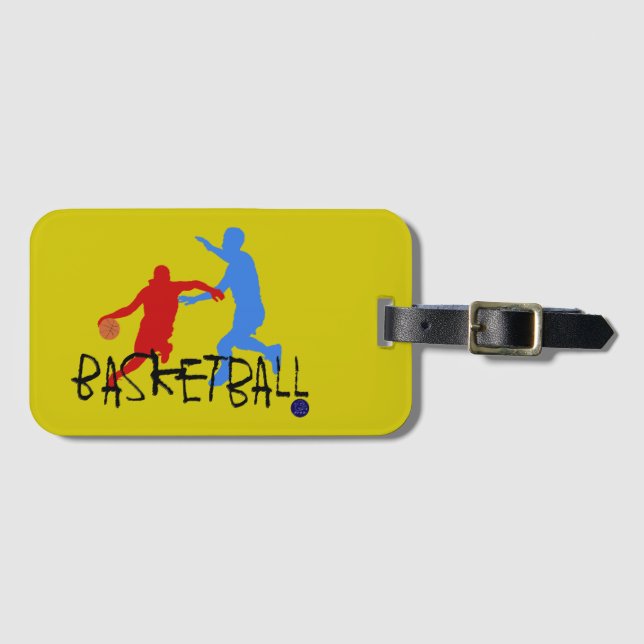 M190166 Basketball | Luggage Tag (Front Horizontal)