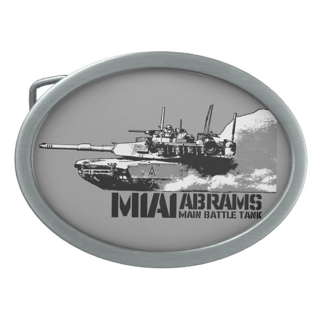 M1 Abrams Belt Buckle (Front)