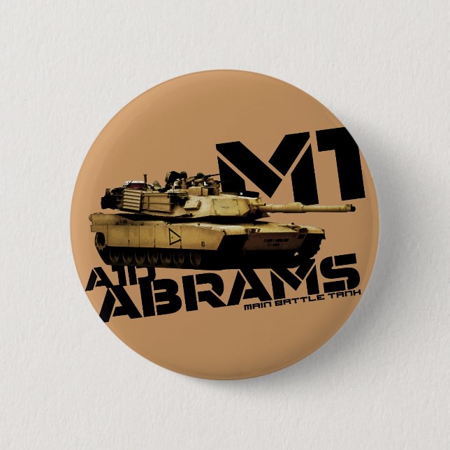 M1 Abrams Button (Front)