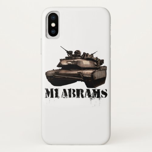 M1 Abrams iPhone X Case