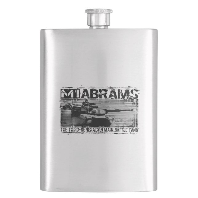 M1 Abrams Classic Flask (Front)