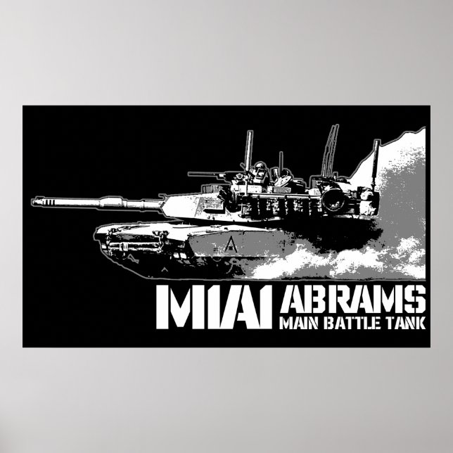 M1 Abrams Poster (Front)