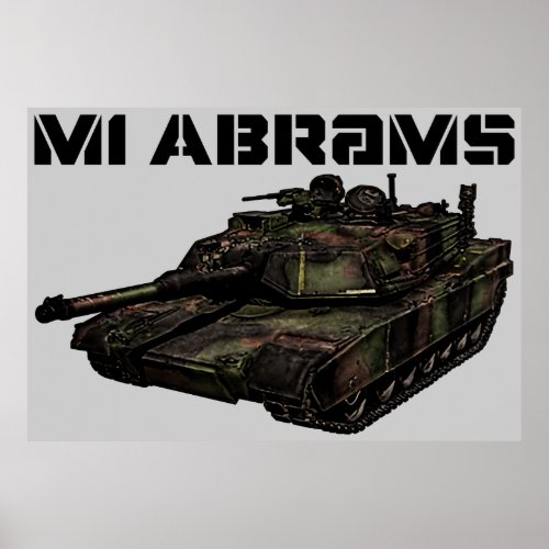 M1 Abrams Poster