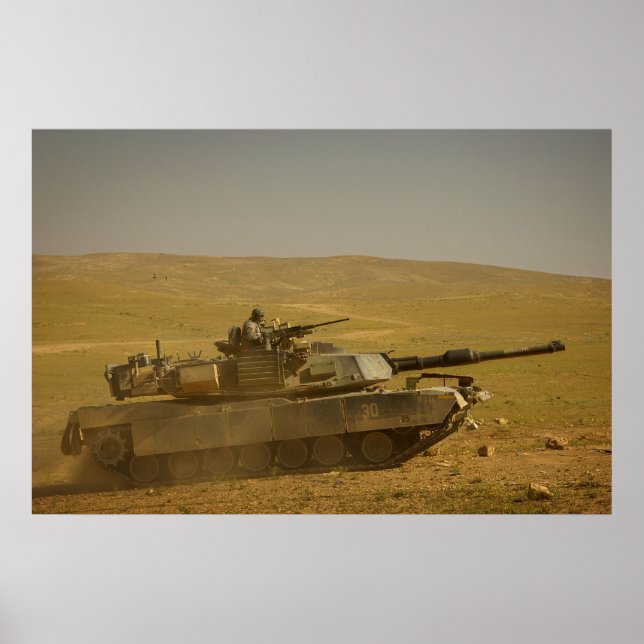 M1 Abrams Poster (Front)