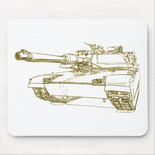 M1 Abrams tank Mouse Pad