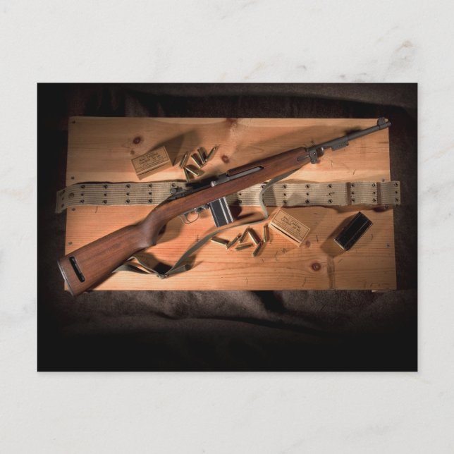 M1 Carbine Postcard (Front)
