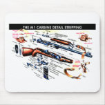 M1 Carbine Stripped Mouse Pad at Zazzle