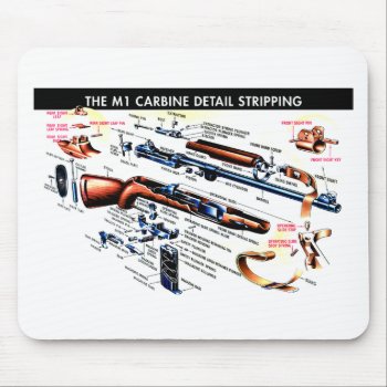 M1 Carbine Stripped Mouse Pad by TheShadowsLair at Zazzle