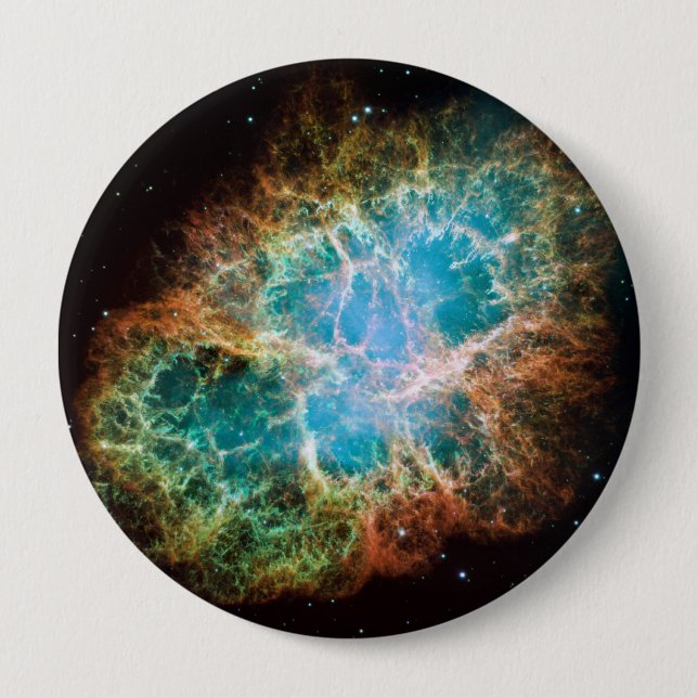 M1-Crab Nebula a Science & Astronomy Gift Idea Button (Front)