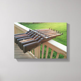 M1 Garand Group Photo at Sunset Canvas Print