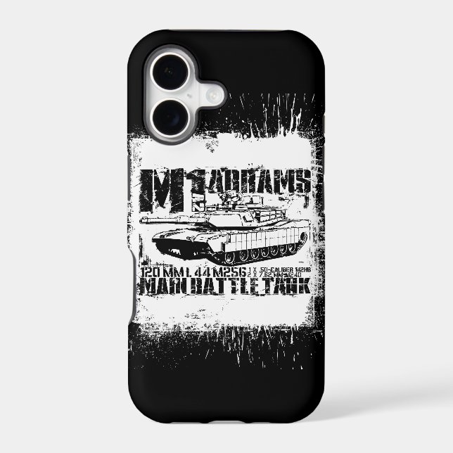 M1A2 Abrams Case-Mate iPhone Case (Back)