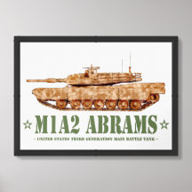 M1A2 Abrams US MBT Tank Desert Storm Veteran