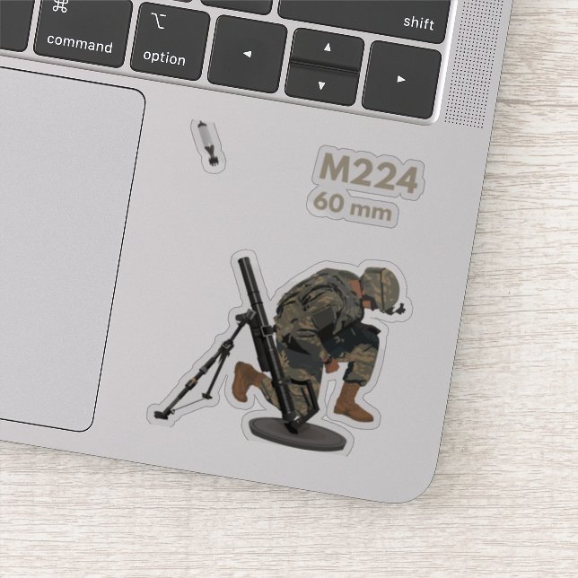 M224 Mortar with Gunner Sticker (Detail)