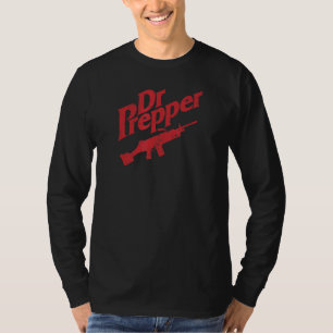 M249 Lmg Accessories Machine Gun Tactical Rifle Di T-Shirt