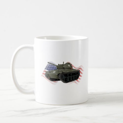 M24 Chaffee American WW2 Tank Coffee Mug