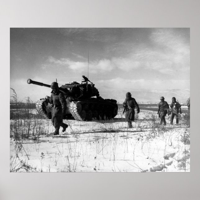 M26 on the Chosin Peninsula Poster (Front)