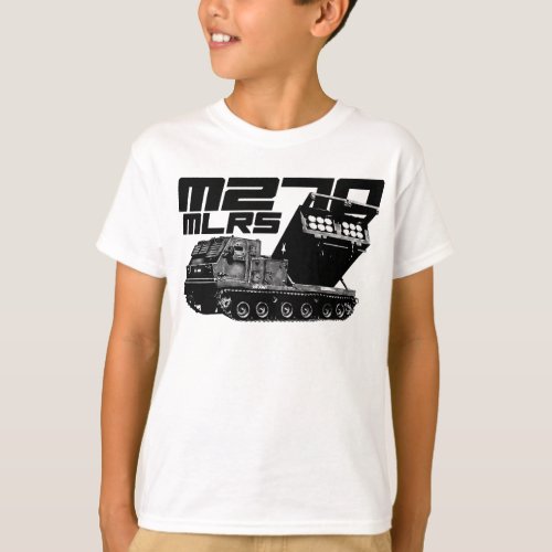 M270 MLRS Kids Basic Hanes Tagless ComfortSoft T_Shirt