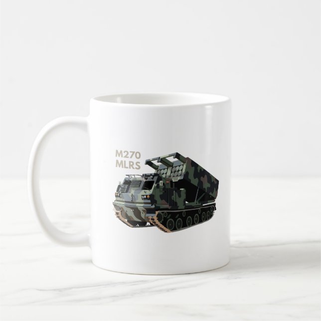 M270 Multiple Launch Rocket System (MLRS) Coffee Mug (Left)